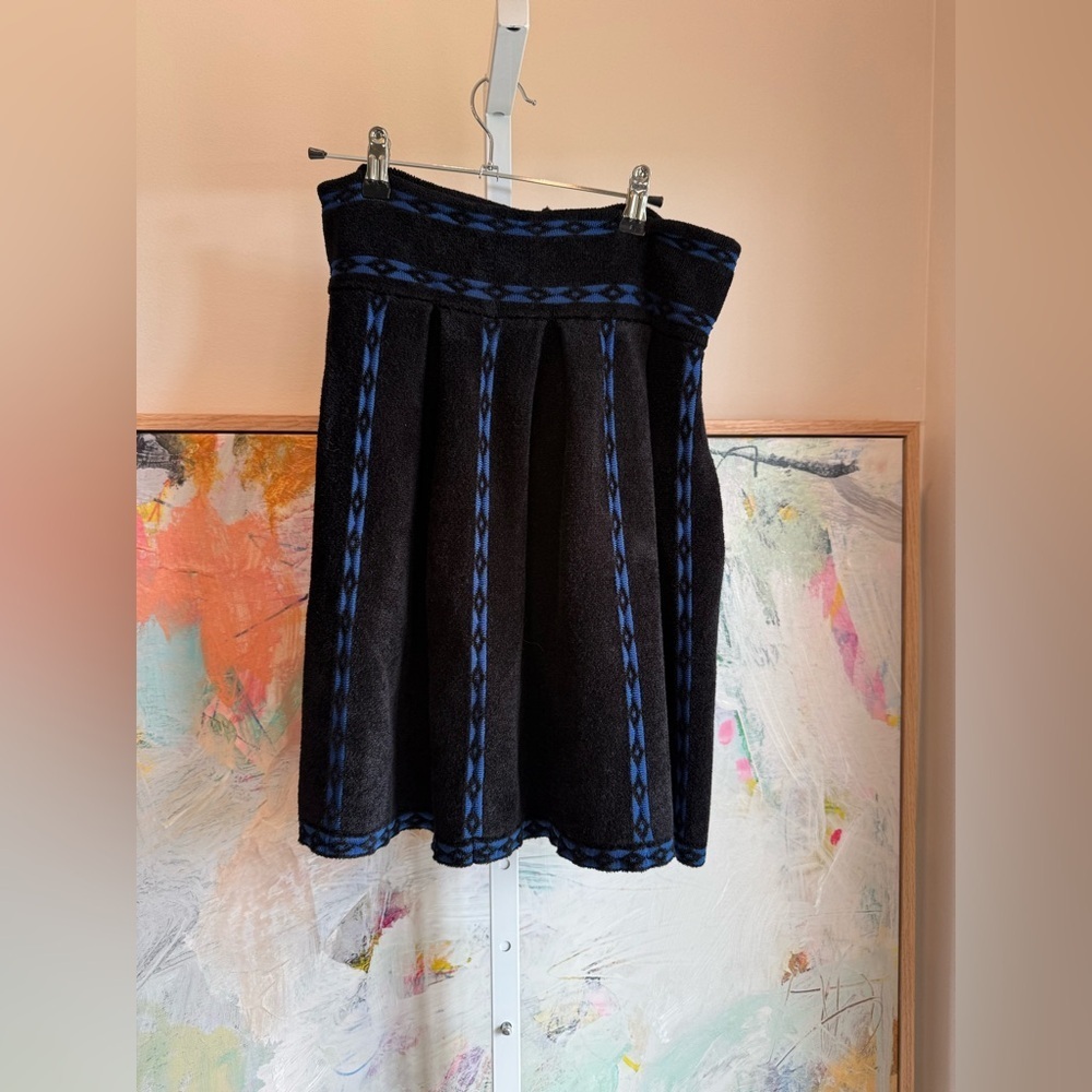 Maje Jerome Jacquard Mini Skirt - Picture 2 of 7